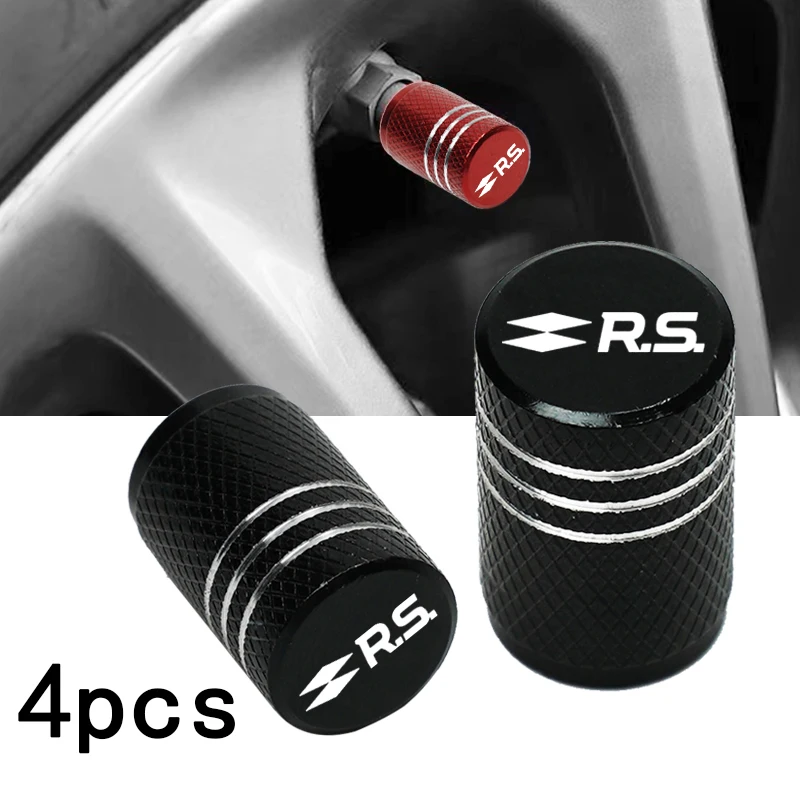 

Car Wheel Tire Valve Caps Tyre Stem Covers Airdust Waterproof For Renault RS Clio Scenic Logan Megane Koleos Sandero Safrane