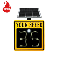 Customisable radar Detector Car Speed Laser Solar Limit Sign Led Display Portable Speed radar Sensor Speed Detection