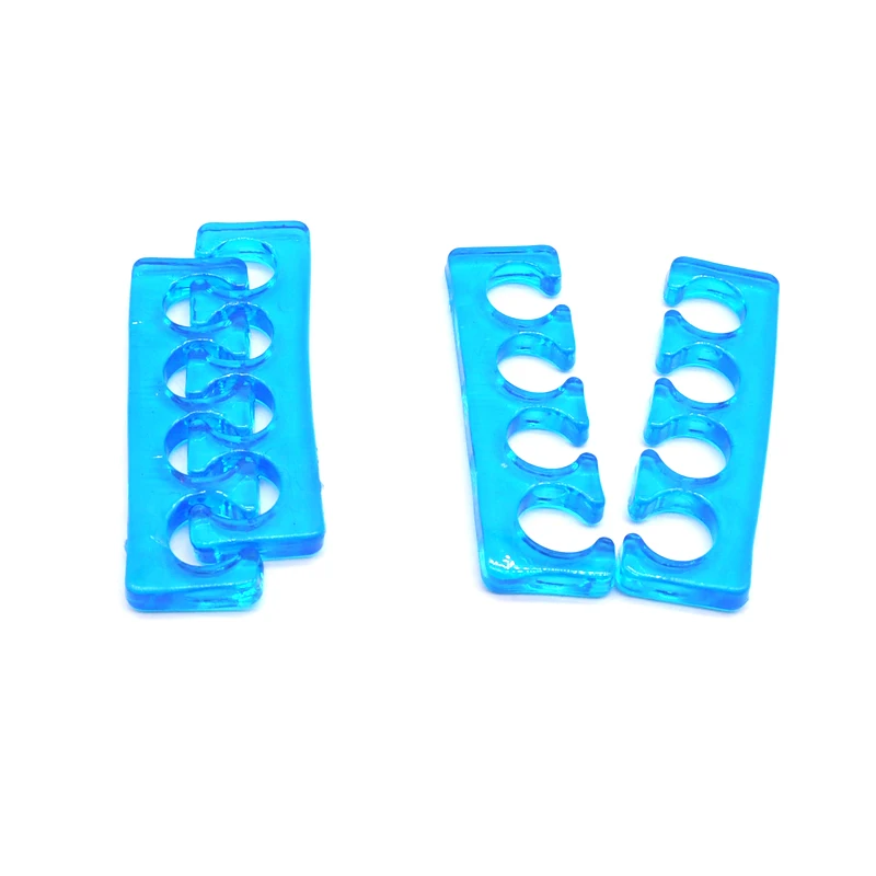 

2pcs High Quality Toe Separator Split Air-Conditioner System Flexible Soft Silicone Washable Finger Toe Spacers Separation Tools