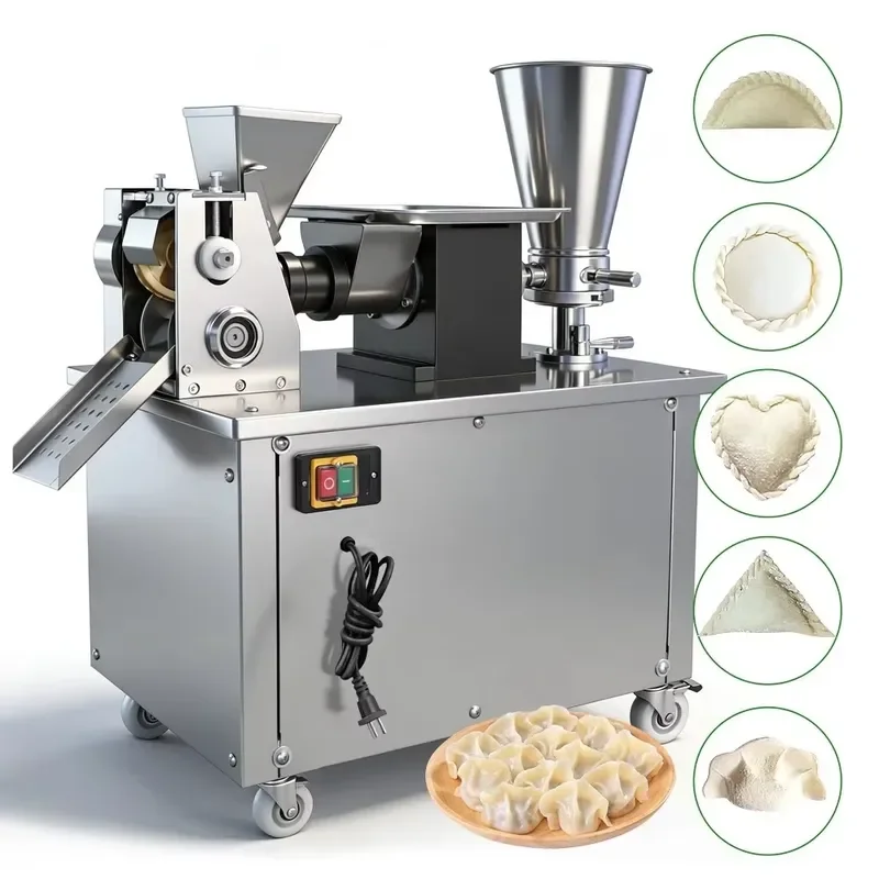 Automatic Dumpling Square Ravioli Samosa Spring Roll Empanada Pastel Making Machine for Home Commercial Use