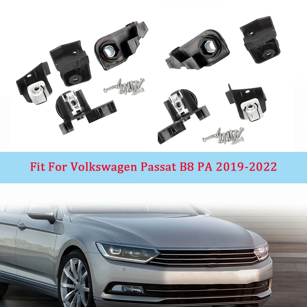 

For Volkswagen Passat B8 PA European Version 2019 2020 2021 2022 Car Front Headlight Bracket Repair Kit 3G0998225A 3G0998226A