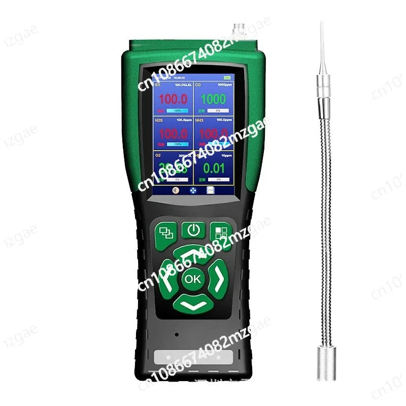 

Портативный детектор горючих газов «шесть в одном», детектор всасывания насоса для токсичных и вредных сигналов «четыре в одном»