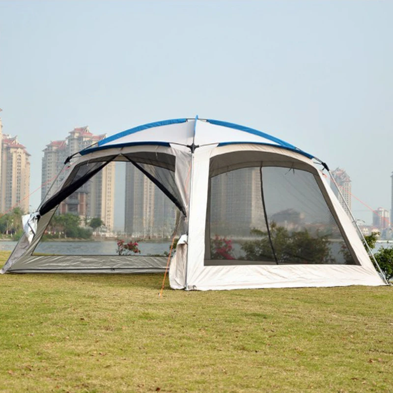 for Sun-shading Tent Fishing Pergola Camping Self-driving Barbecue Awning Beach Multiplayer Leisure Party Awning Shelter 1PC