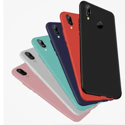 For Huawei Honor 8X Honor Enjoy 8X Case Cover Solid Color Soft TPU Silicone Back Cover Case For Huawei Honor 8X 2018 Case