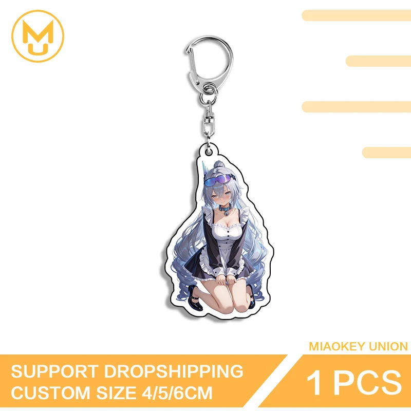 Honkai Star Rail‌ Bronya Kneel Sitting Elegant Car Key Holder Unique Daily Wear Waterproof Giftidea Backpack DIY Decoration