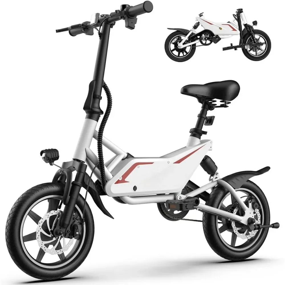 

Electric Bike, for Adults/Teens 13+|UL2849 Safe Folding Bike 350W Brushless Motor | 14-inch Tires Compact Bike, Electric Bike