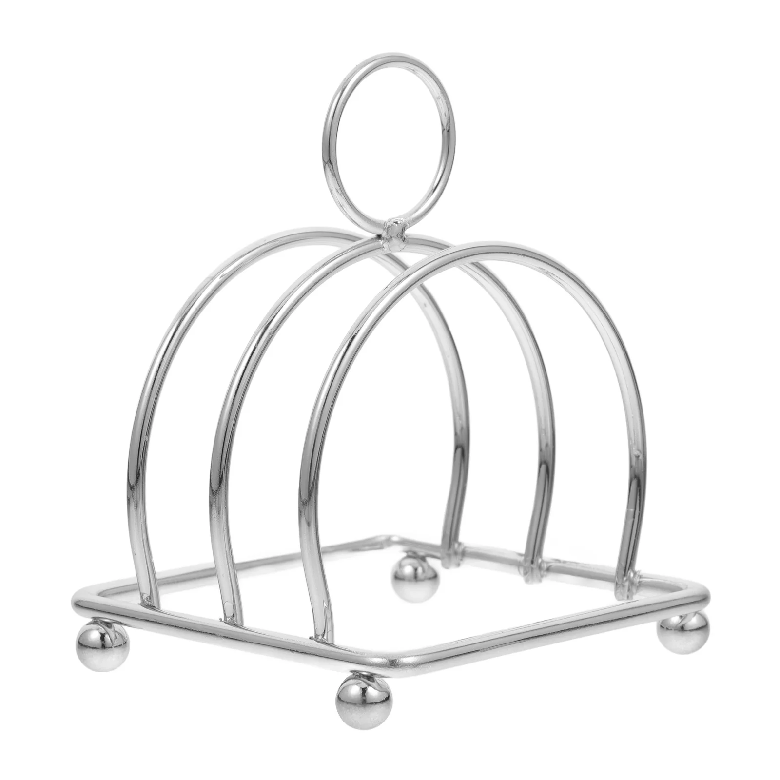 

Stainless Steel Bread Stand Rack Multifunctional Kitchen Toast Holder Bread Slices Organizer Books Rack