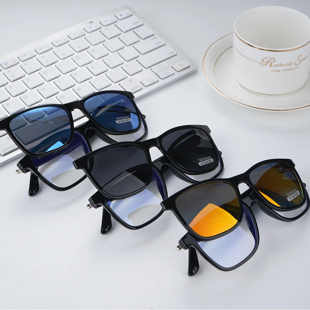 

GS05 Magnetic Disassembly Smart Glasses BT Speaker Glasses Double Lens Wearable Headset Outdoor Sunglasses