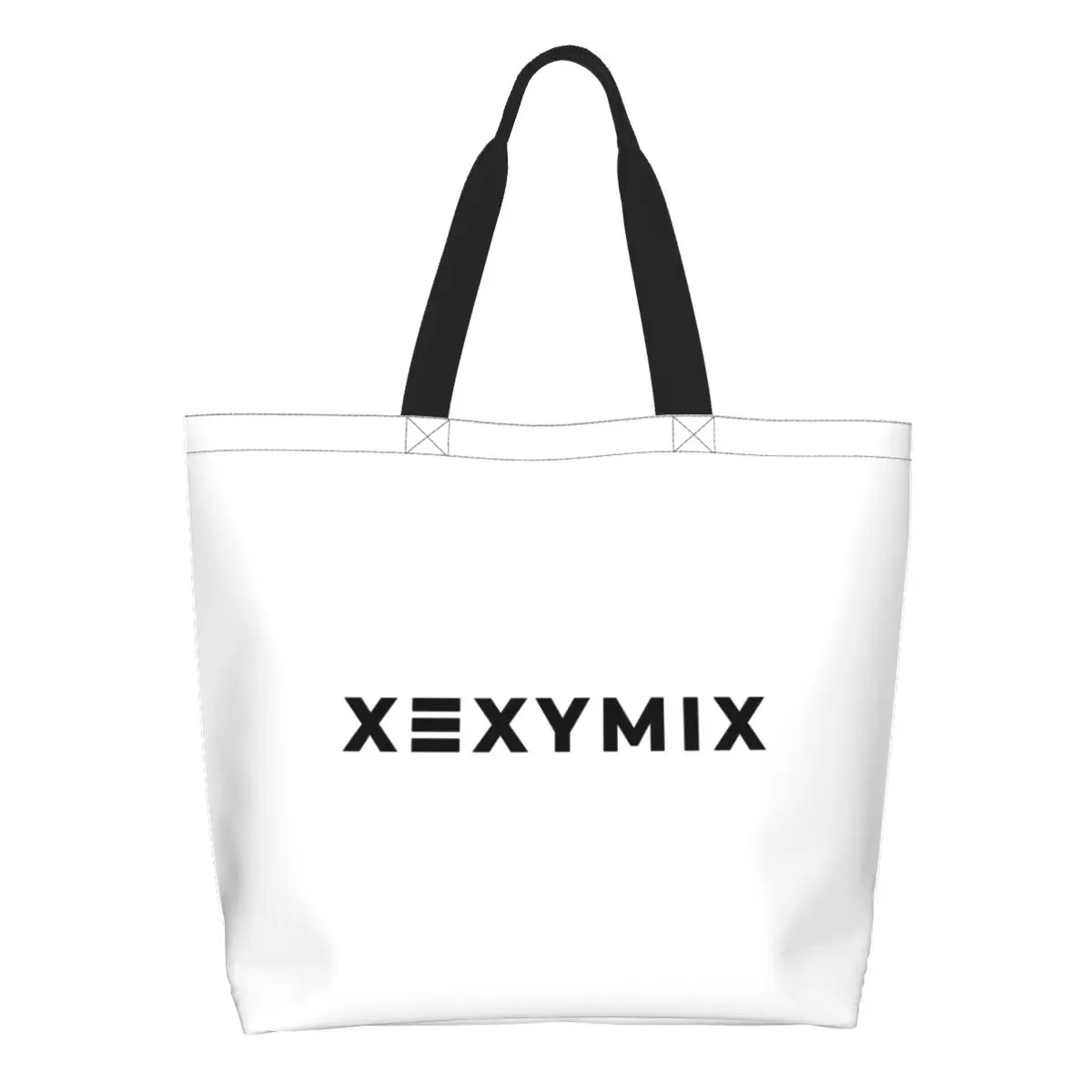 XEXYMIX логотип продукты сумки для покупок милый принт холст сумка-тоут сумки на плечо большая вместительная портативная сумка