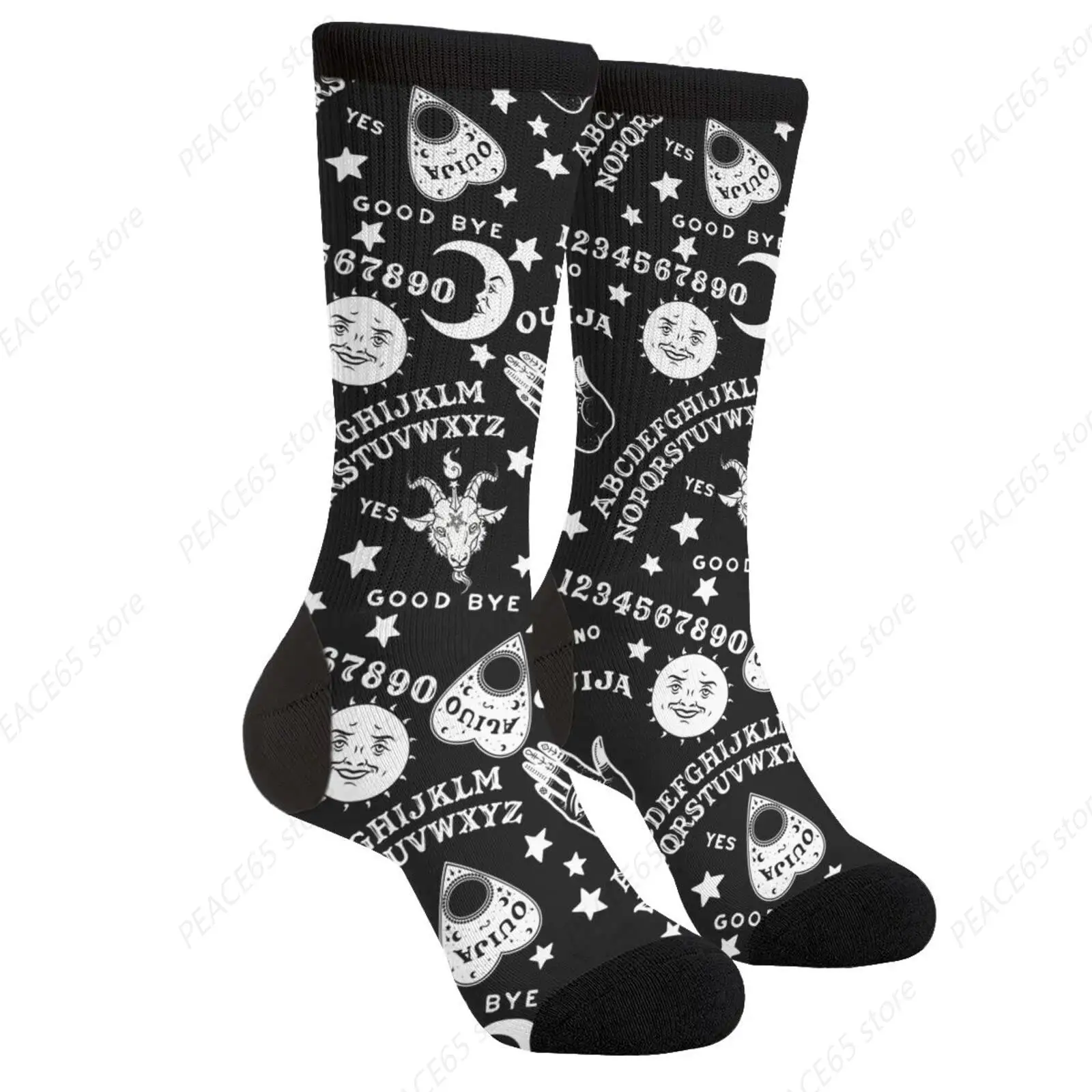 Witch Socks For Men Women Funny Crazy Gothic Socks