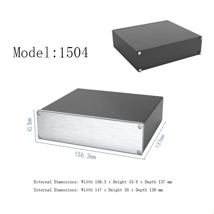 

Алюминиевые корпуса Weiliang Audio BZ1504 для промышленных шкафов управления и усилителей мощности своими руками, алюминиевый корпус