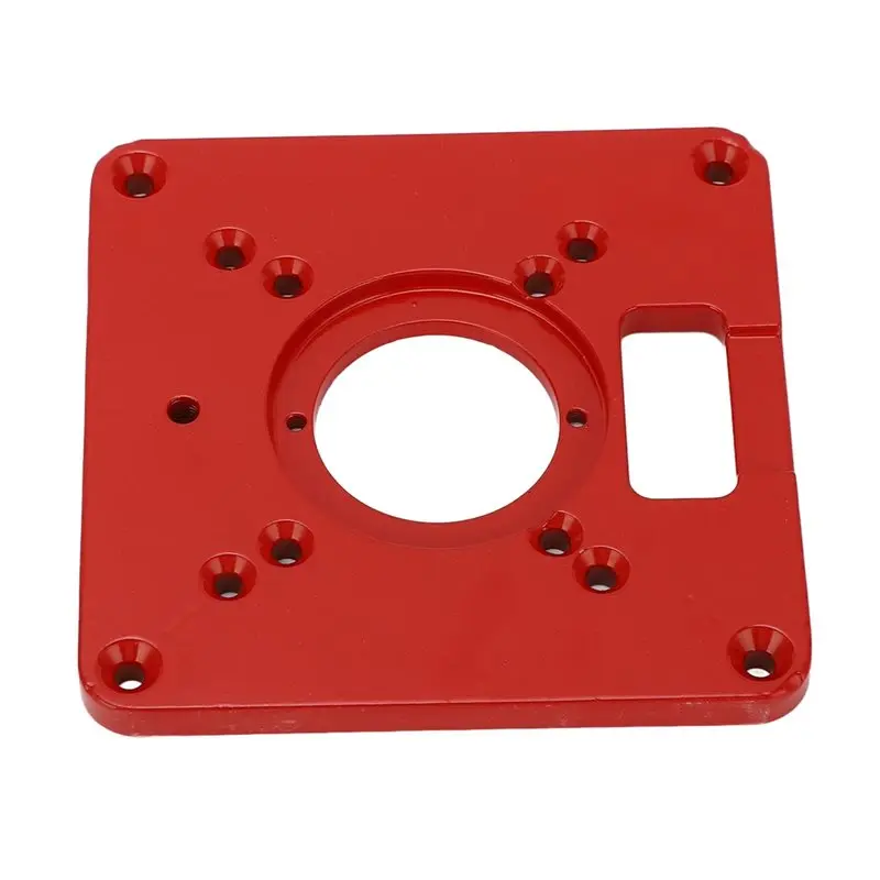 2025 Hot Style For Woodworking Router Insert Plate Aluminum Alloy Design Accessory For Router Table For Woodworking Tool