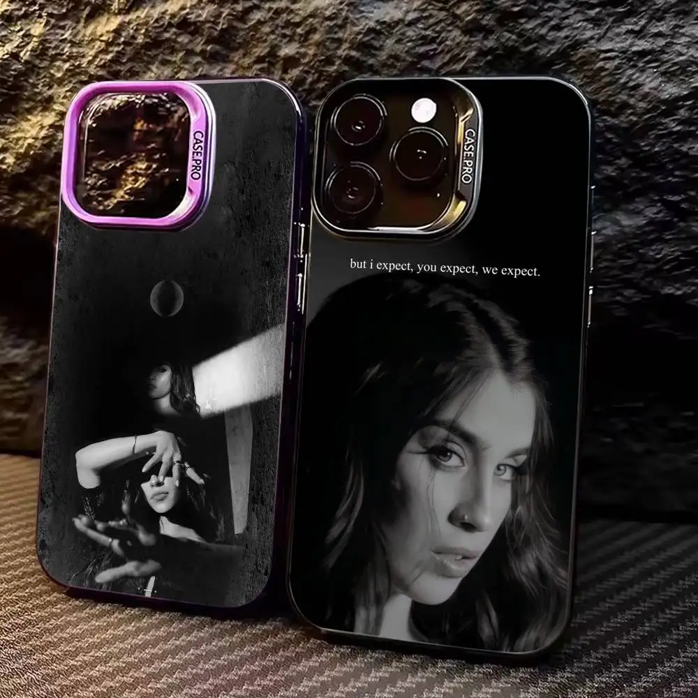 

Singer L-Lauren J-Jauregui Colorful Silver Back Phone Case For IPhone 17 16 15 14 13 12 11 Plus Pro Max Plus