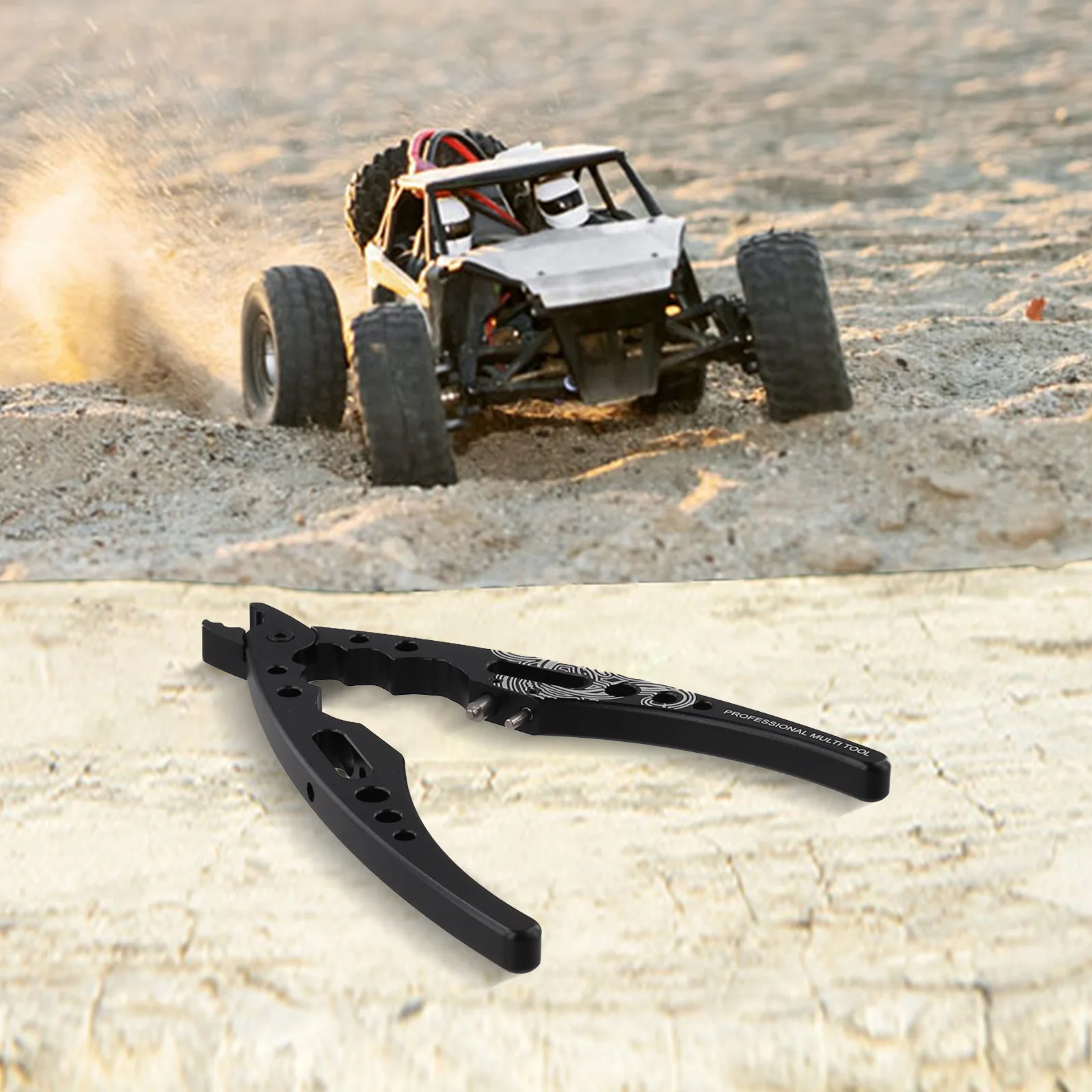 أدوات نموذج الطائرة أداة تفكيك النموذج 155 مللي متر حجم اللون الأسود تصميم مريح سبائك الألومنيوم عالية الجودة 155 مللي متر #5