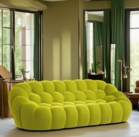 Modern Minimalist Modern Contemporary Furniture Bubble Designer Sofa Bubble Red Green Couch