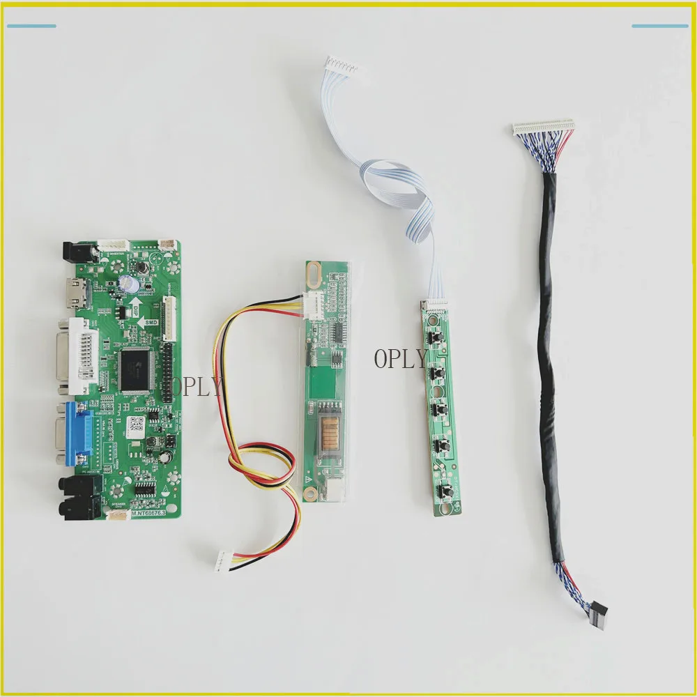

M.NT68676 Controller Board Kit HDMI-compatible VGA DVI for LP150X08 LP150X08-TLAC LP150X08-B3 1024X768 15“ LCD Panel DIY