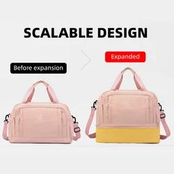 Bolso táctico MOLLE con compartimento para zapatos y expansión