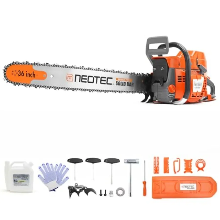 

94cc Gas Chainsaw 36 Inch 2-Stroke All Parts Compatible with Husqvarna 394 395 394XP 395XP Professional Motosierra De Gasolina