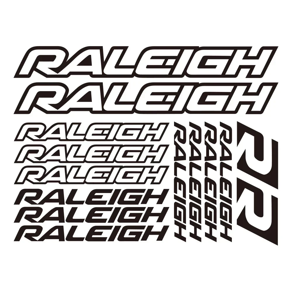 Compatible for RALEIGH Bike Sticker Set Decal Bicycle Mountain Bike Waterproof Sun Protection PVC,32cm*30cm