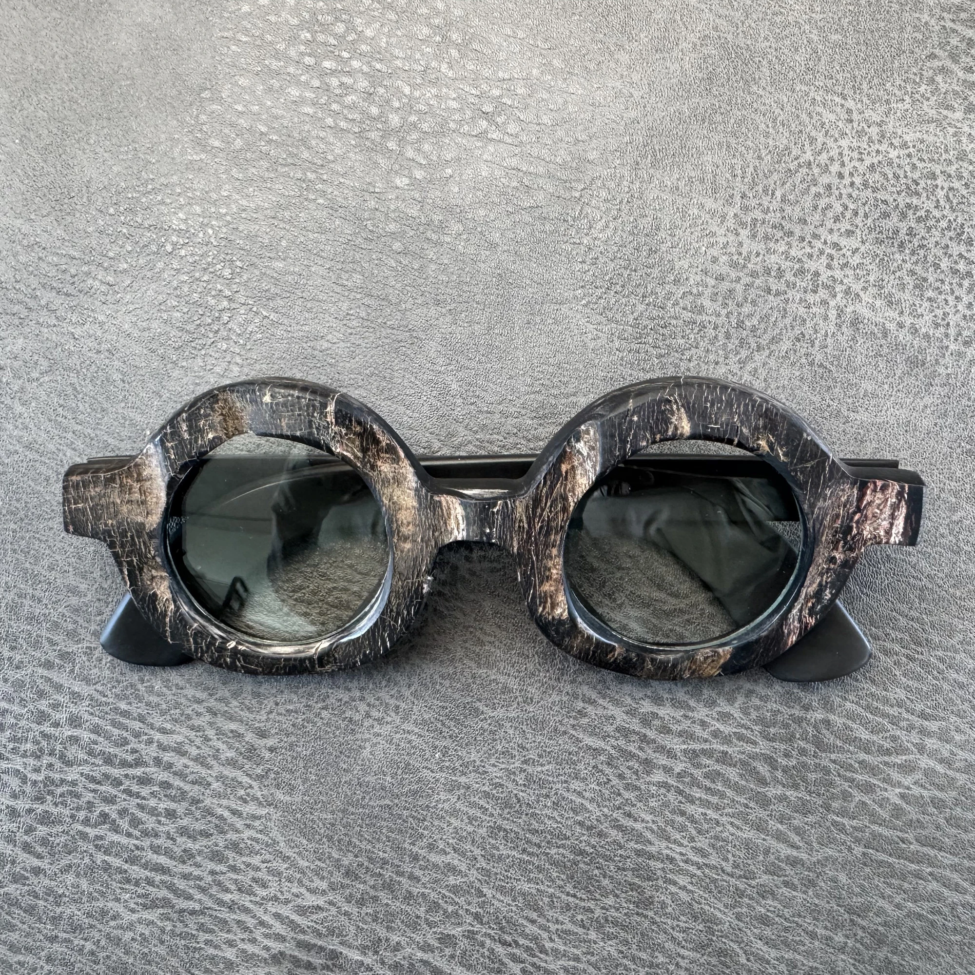 Man Eyeglass Frames Unique Vintage Round Handmade Buffalo Horn Prescription Eyeglasses Trendy Custom Optical Men's Glasses Frame