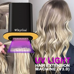 UV Light Tape Hair Extension Tools Ultrasonic Machine for Quick Grafting and Glue Remover Portable and Professional