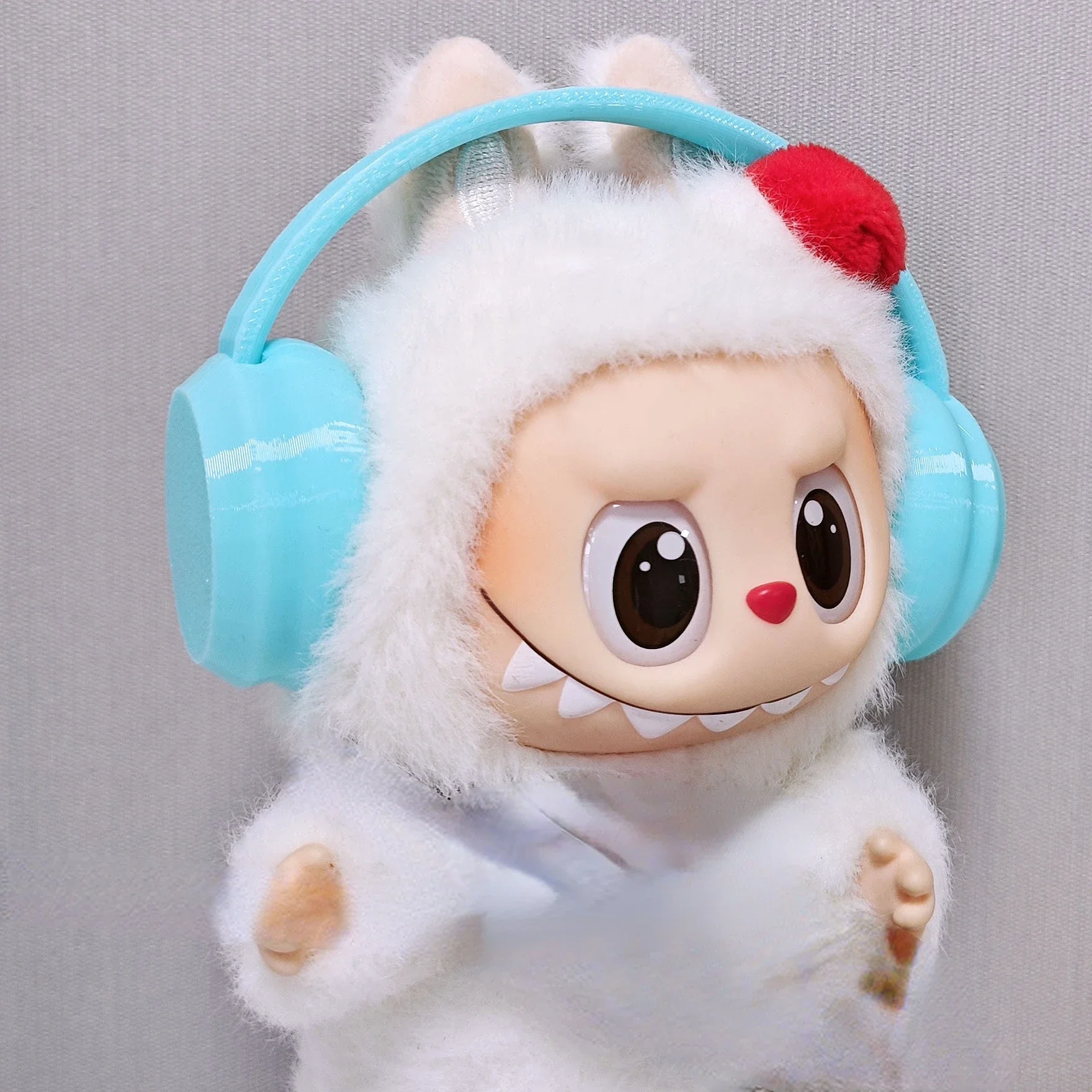 

Labubu Doll Shoes and Headphone For 15-17cm Ropa 3.0 Labubu V1 V2 V3 Rain Boots Colorful Beach Shoes Sitting Party Accessories