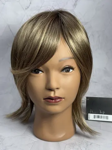 Jon Renau Wig 24B18S8 Shaded Mocha, 5970 Mono Top, Bob-Lace Front-Open Box, NWT