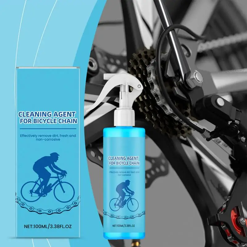 Bicycles Chain Maintenance Liquid 100ml Motorbike Deep Clean Cleaner Lubrication And Anti-friction Bike Drivetrain Spray For