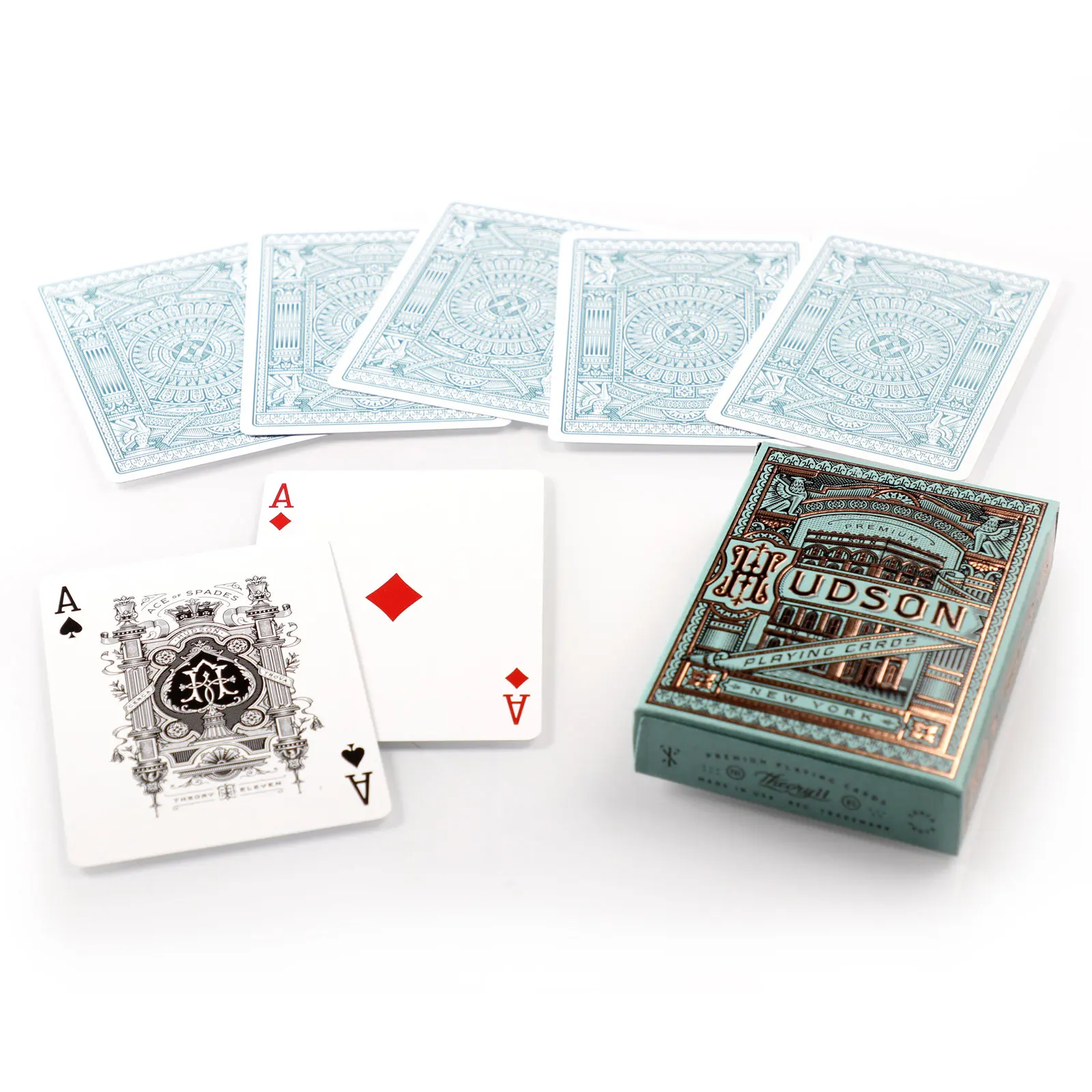 Theory11 Hudson Playing Cards Deck Poker Size Magic Card Games Magic Tricks for Magician