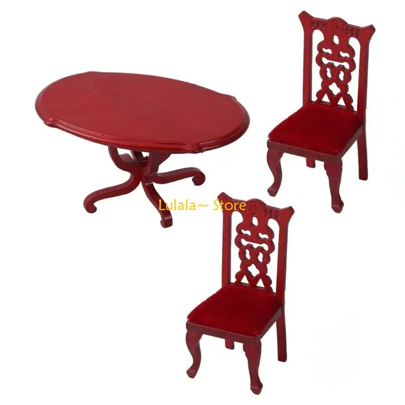 Y4QA – chaise Vintage pour maison poupée, affichage figurines jouets décoratifs, jeu simulation