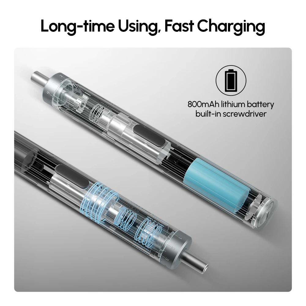 Cacciavite elettrico 24 in 1 9 coppie Strumento elettrico di precisione intelligente Punte per cacciavite magnetico per iPhone Watch PC Incisore laser