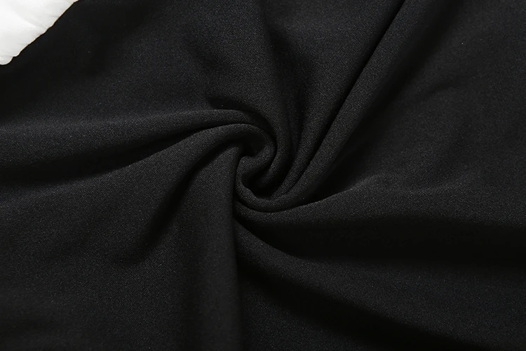 Weird Puss Elegantes, gestuftes Kleid für Damen, Herbstmode, Mesh-Patchwork, ausgeschnittener Ausschnitt, Glockenärmel, unregelmäßiger Saum, Party, sexy, figurbetont – Detail 10