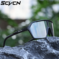 SCVCN Photochromic Sunglasses Fashion Cycling Glasses Outdoor Sports Bike Man MTB Fishing Glasses UV400 Eyewear Bicycle Goggles