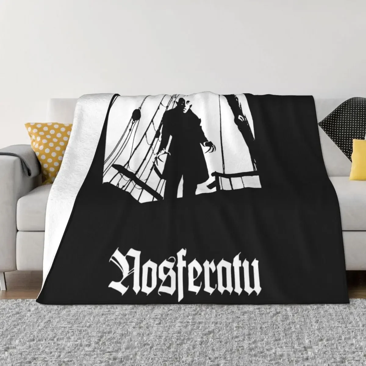 

Nosferatu black Classic Throw Blanket Softest Thins Decorative Sofas Blankets