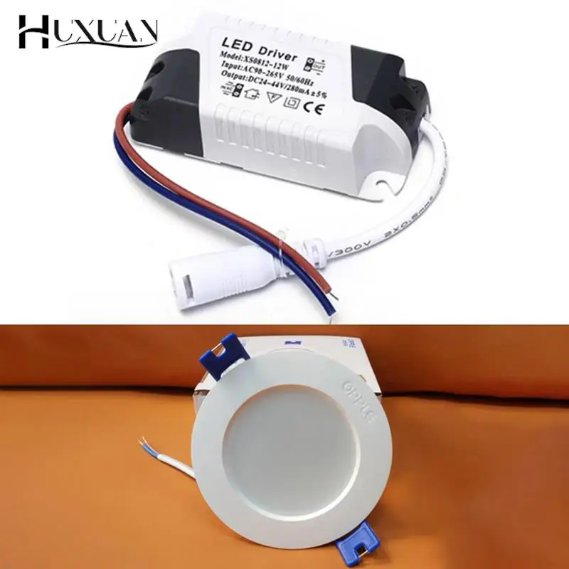 1PC  3-4W/4-7W/8-12W/12-18W/18-24W/24W-36W New Transformer LED Lamp Driver