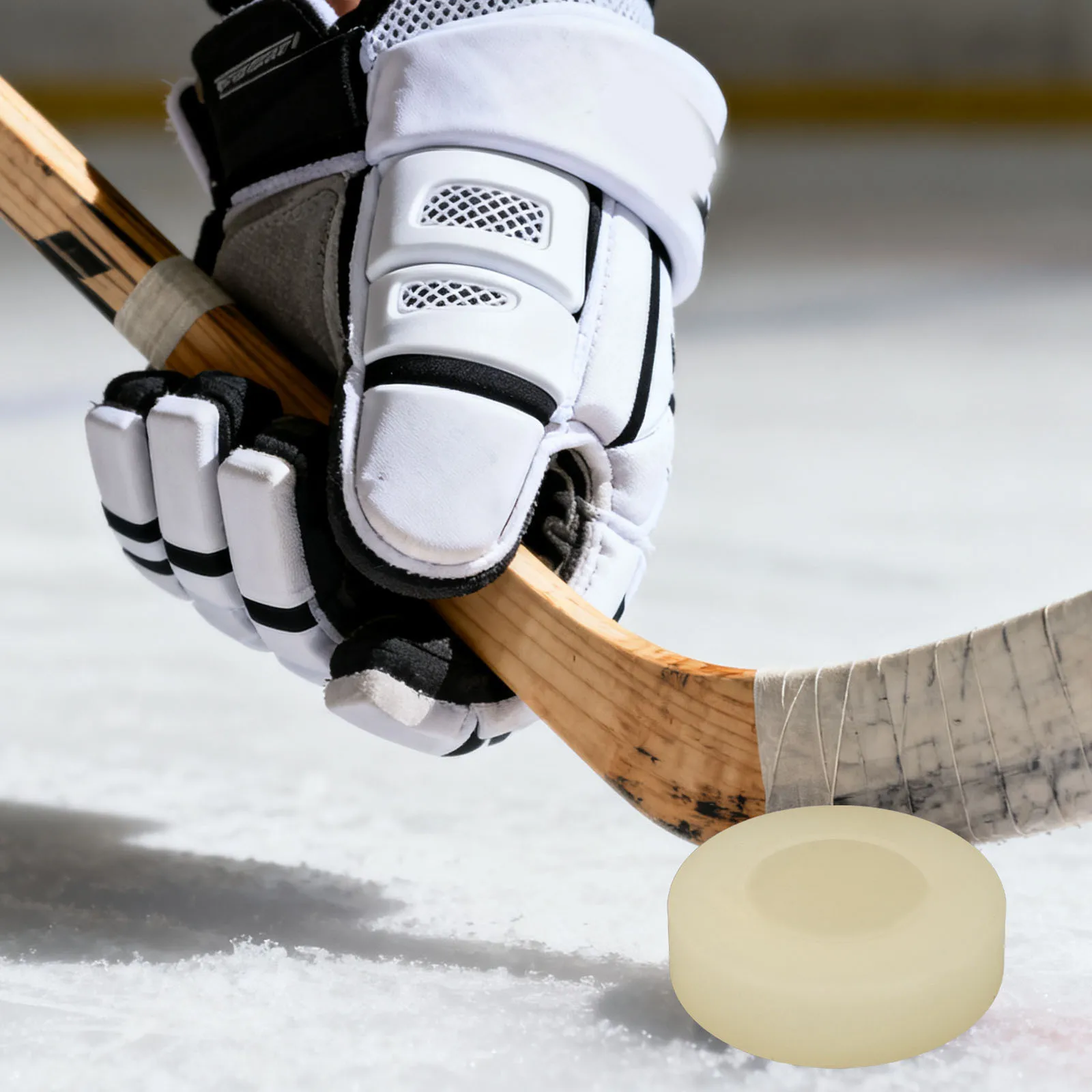 

6pcs Pvc Training Ice Hockey Pucks Lightweight Professional Practice Indoor Outdoor Sport Competition Accessory