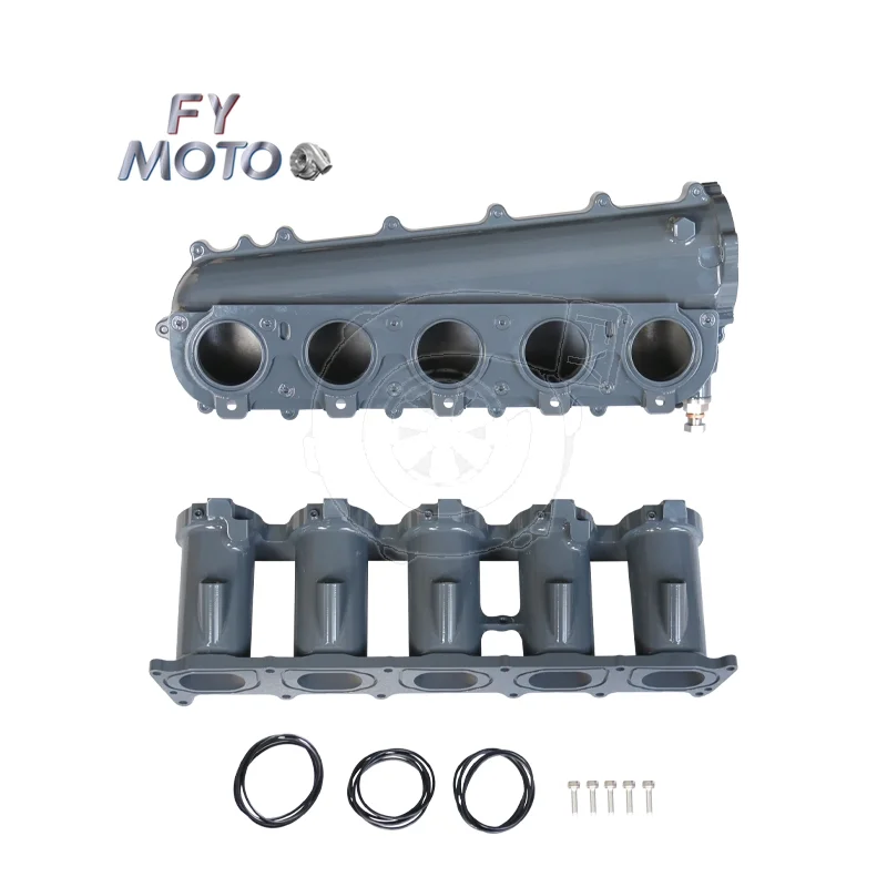 

Full CNC Machine Aluminum Intake Manifold for RS3 8V & Ttrs 1000HP with Runner