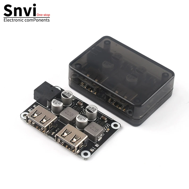 QC3.0 QC2.0 سيارة USB شحن باك وحدة التنحي سريع سريع شاحن سيارة مجلس 24 فولت 12 فولت إلى 5 فولت 9 فولت الجهد المنظم تيار مستمر المزدوج USB