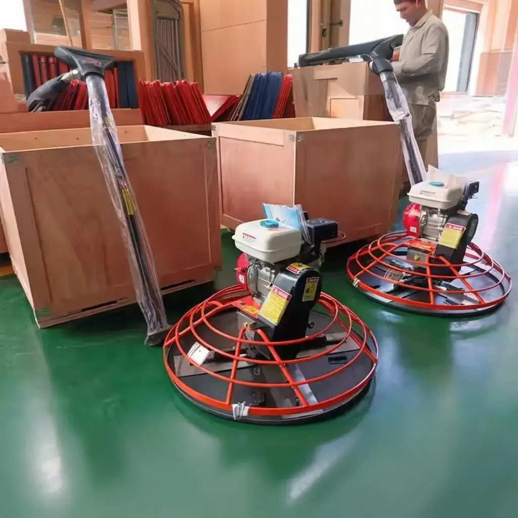 Electric concrete leveling and polishing machine, hand-held polishing machine, concrete surface finishing and polishing machine