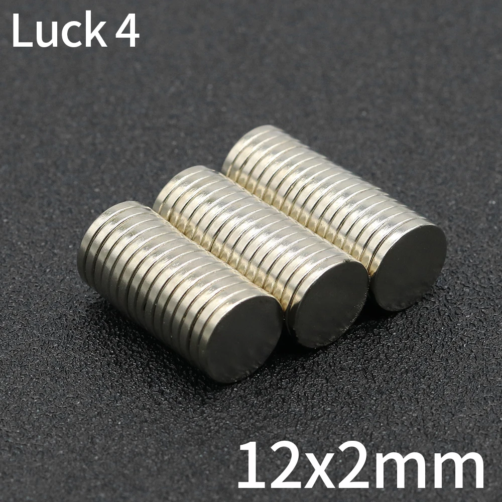 10/20/50/100/200Pcs Small Round Magnet 12x2 Neodymium Magnet N35 12mm x 2mm Permanent NdFeB Super Strong Powerful Magnets imans