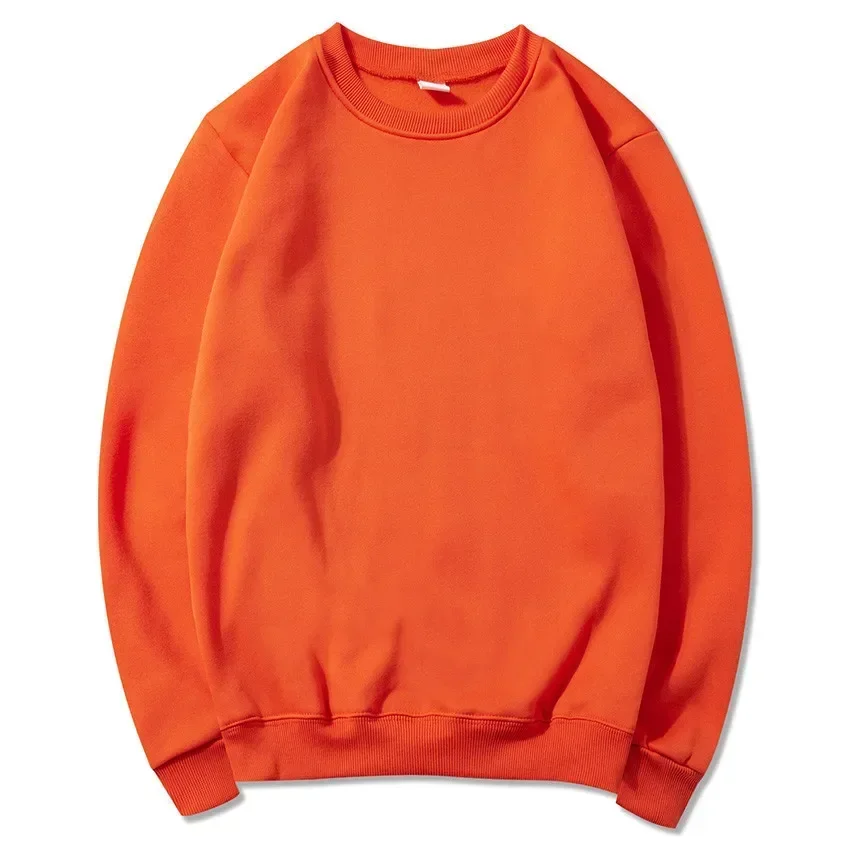 2023 Spring and Autumn Fashion Brand Solid Color Round Neck Long sleeved Sweater for Men and Women's Fashion Casual Sports Shirt