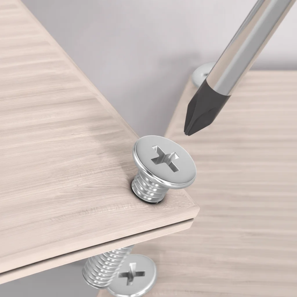 สกรูหัวแบนบางพิเศษ Phillips 30 - Furniture Hardware Lowes บทวิจารณ์และราคา