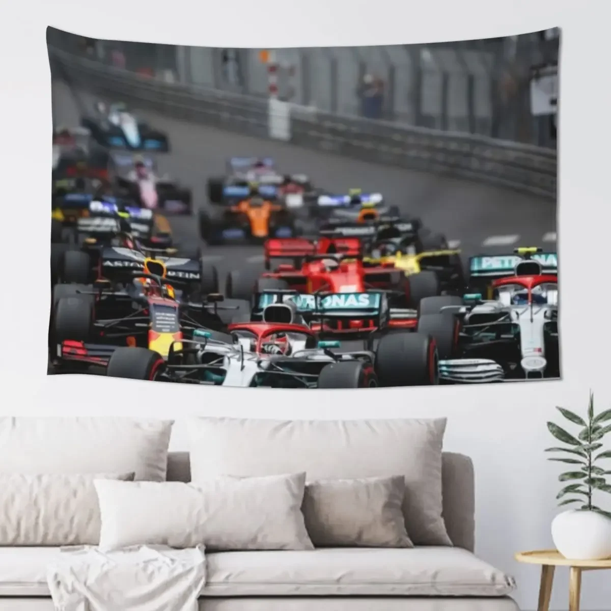 F1 Race Start Tapestry Home Decorations Room Decorations Aesthetic Tapestry