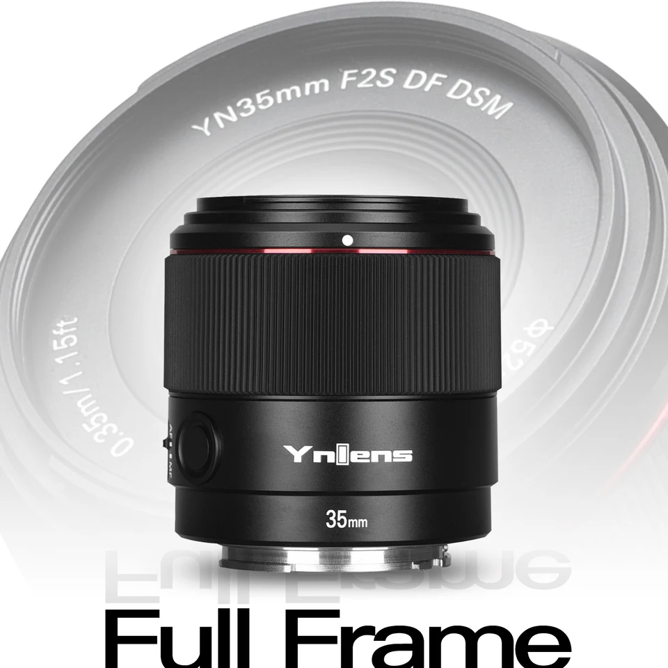 Yongnuo YN 35 مللي متر YN35mm F2S DF DSM AF MF وضع التركيز فتحة كبيرة عدسة الكاميرا لين لسوني E جبل A7II A6600 A6500 A9 A7RII