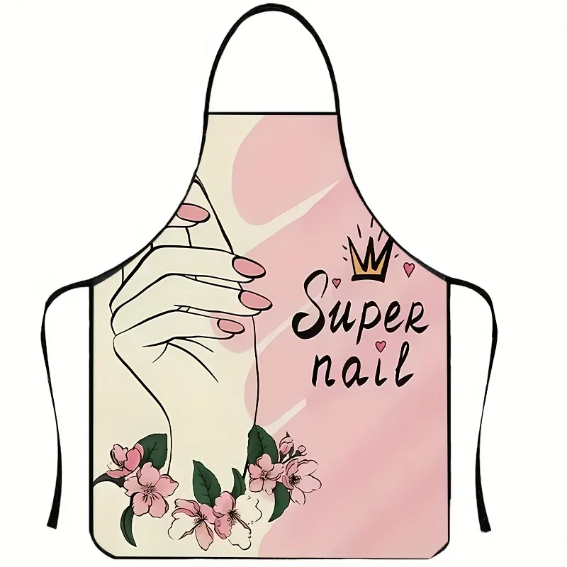 مريلة بوليستر محايدة - مريلة عالية القوة لتصميم فن الأظافر للطهاة والطهي والمطبخ والبستنة، قابلة للتعديل #2