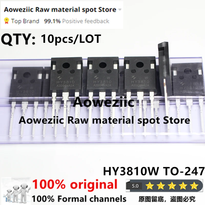 Aoweziic 2023+ 100% New Original HY3810NA2W HY3810W HY3810 TO-247 N-Channel Field Effect Transistor 100V180A