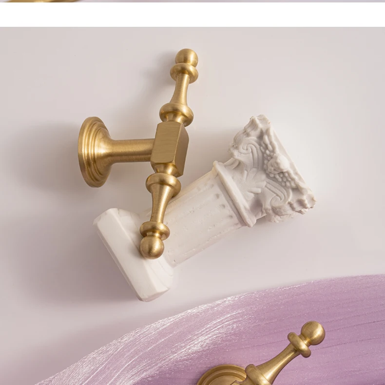 Brushed brass European cabinet handle product image 9