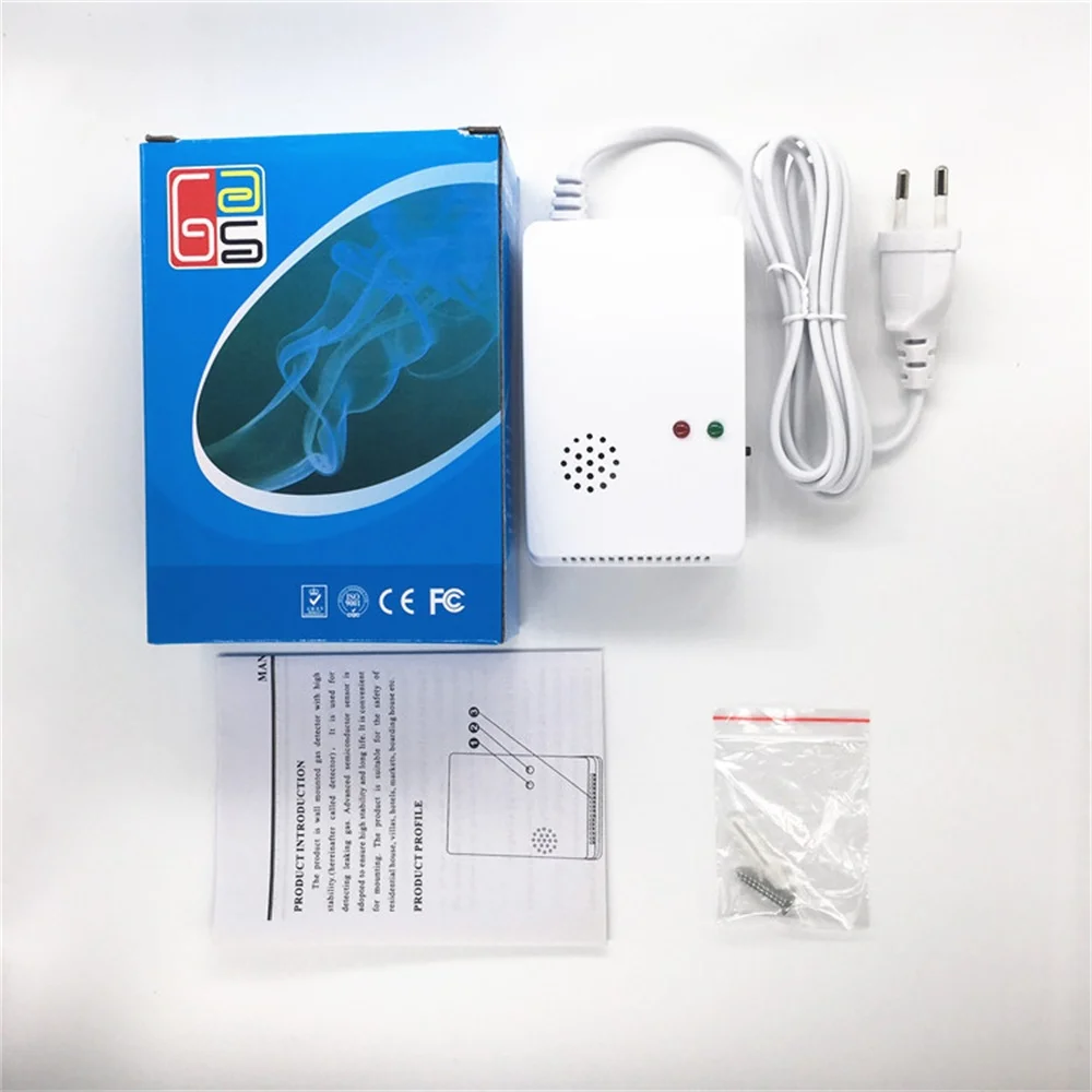 Imagem -06 - Sensor de Vazamento de Gás Combustível Alarme para Cozinha Combinação de Gás Natural e Monóxido de Carbono Detector Conecte em co Propano Glp
