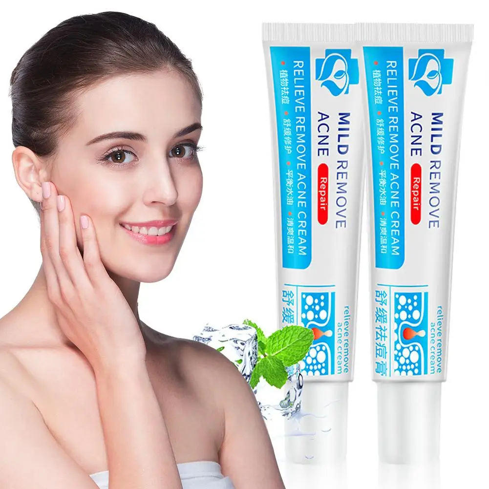 Acido salicilico Trattamento dell'acne Crema Riparazione Macchie di brufoli Poro Anti-acne Olio profondo Restringimento Controllo Idratante Cura della pelle Cle W5X9