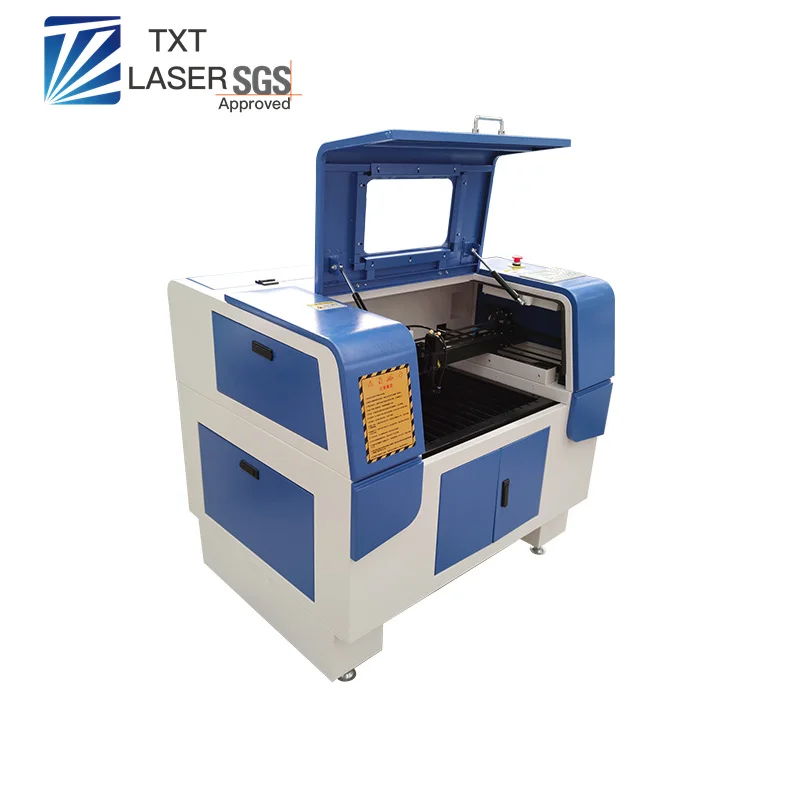 Small 6040 CO2 Laser Cutting and Engraving Machine for Wood Metal Crystal 100W 180W Gantry Type High Safety CNC Laser Cutter